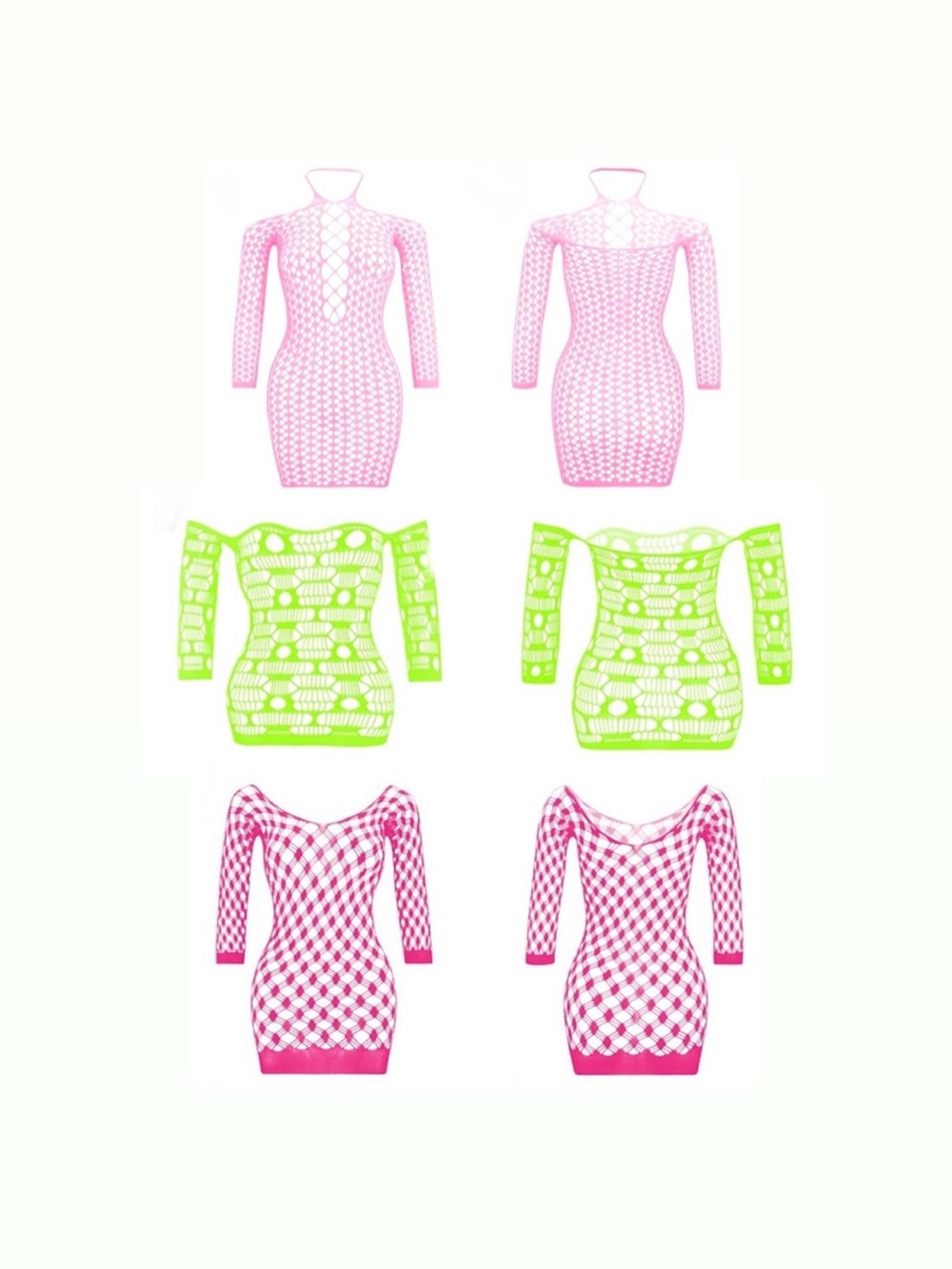 BNWT Fishnet Outfits x 3